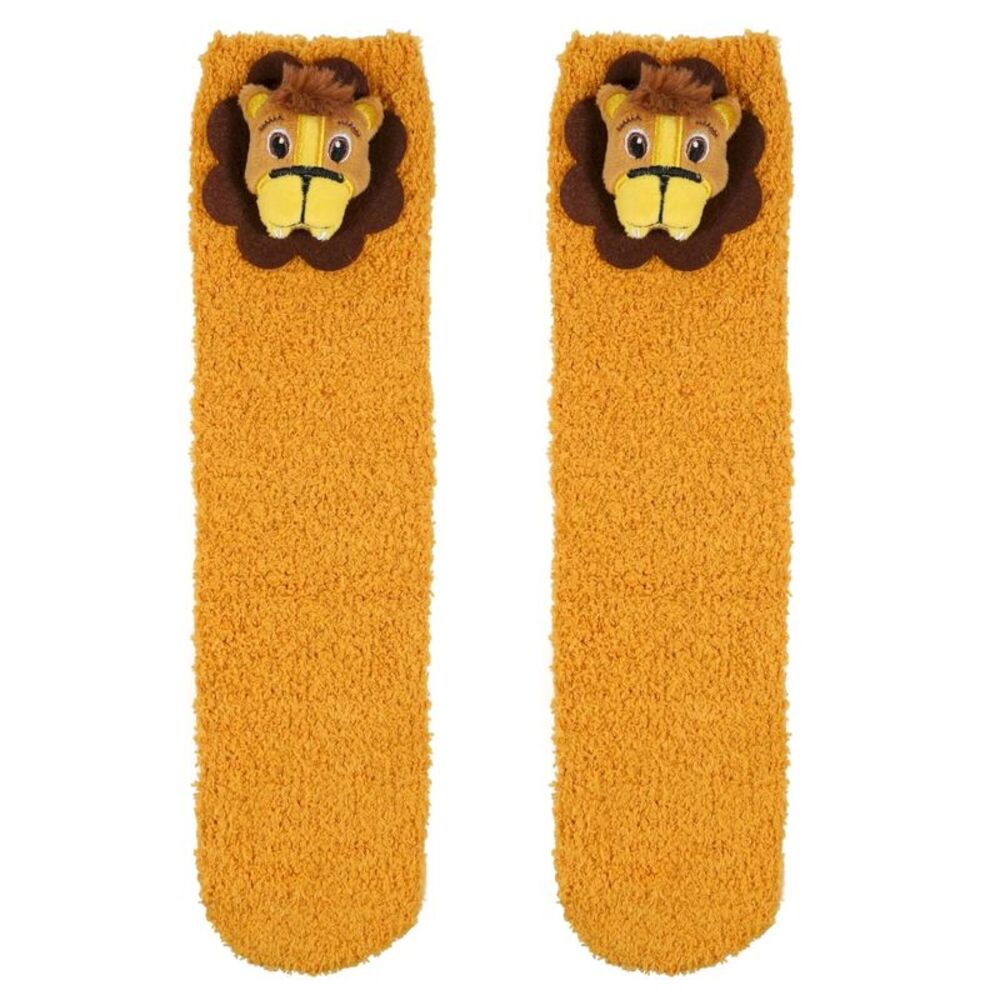 Regatta Childrens/Kids Mudplay Lion Socks / Butterscotch